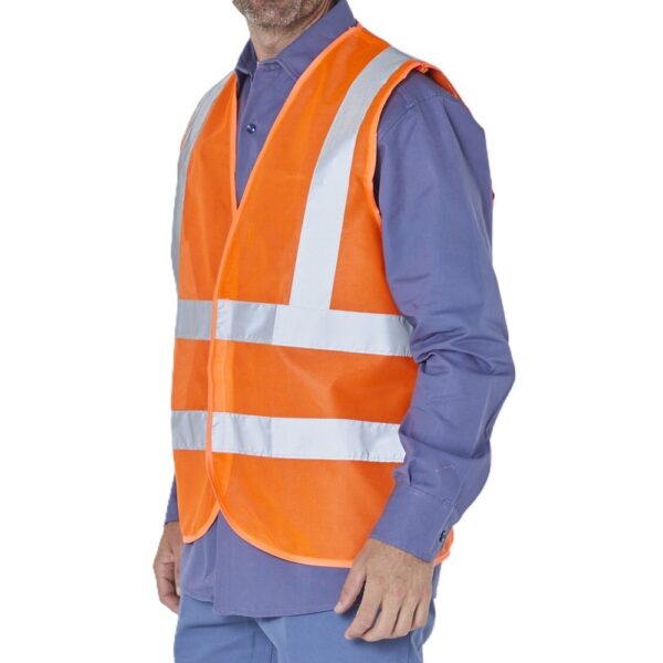 CHALECO REFLECTIVO NARANJA PAMPERO CLASE 2 - Image 3