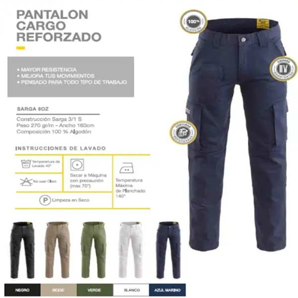 PANTALON CARGO CAZADOR - REFORZADO- PAMPERO - Image 13