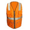 CHALECO "VIALTEC" TRUCKER 4 BOLSILLOS NARANJA