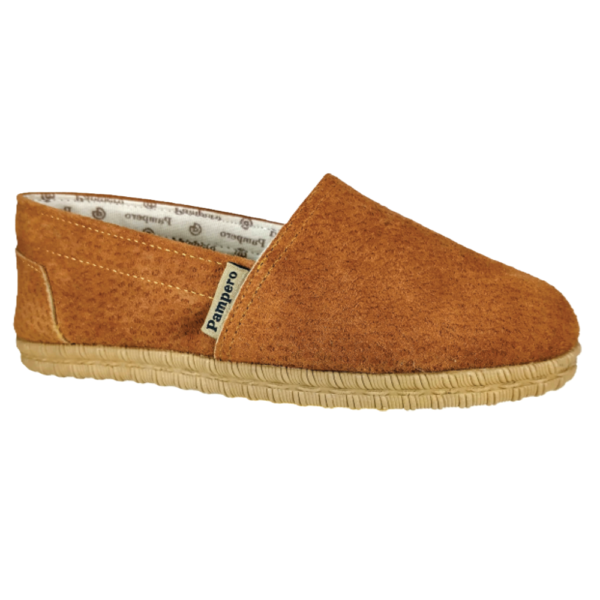 ALPARGATAS -CUERO NATURAL GRABADO- PVC SIMIL YUTE - PAMPERO