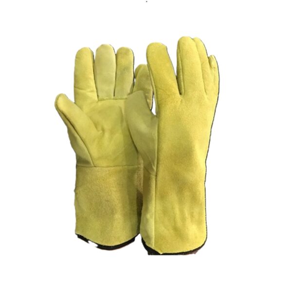 GUANTE CUERO SOLDADOR COSTURA KEVLAR
