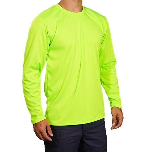 REMERA M/L FLUO CON REFLEX
