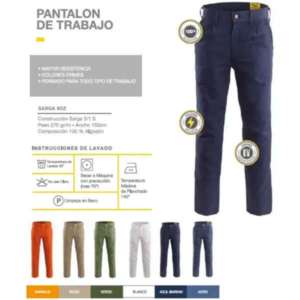 PANTALON DE TRABAJO - PAMPERO - Image 9
