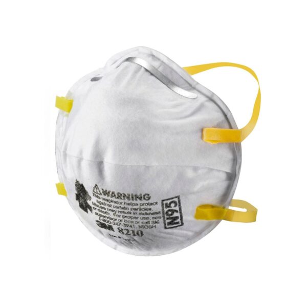 RESPIRADOR MOD:8210 S/VALVULA P/ PARTICULAS N95 - 3M - Image 2