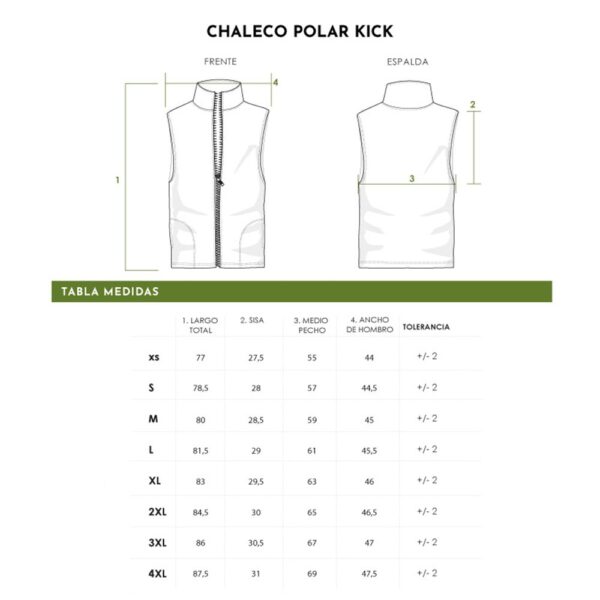 CHALECO POLAR KICK IMPO. - PAMPERO - Image 7