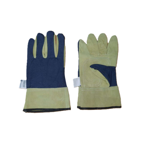 GUANTE CUERO AMERICANO DESCARNE COMBINADO JEAN - PUÑO CORTO JEAN - REFUERZO PALMAR