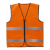 CHALECO "MUNICIPAL" REFLECTIVO TRUCKER C/CIERRE NARANJA PAMPERO CLASE 1