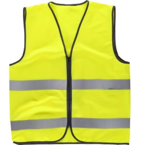 CHALECO "MUNICIPAL" REFLECTIVO TRUCKER C/CIERRE AMARILLO PAMPERO CLASE 1