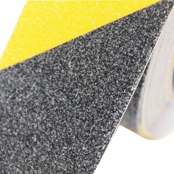 CINTA ANTIDESLIZANTE 1" x 18Mtrs - CEBRADA AMARILLA NEGRA. - Image 3