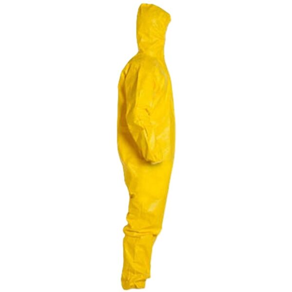 OVEROL TYCHEM CON CAPUCHA AMARILLO COSTURAS TERMOSELLADAS - CERTIFICADO - - Image 3