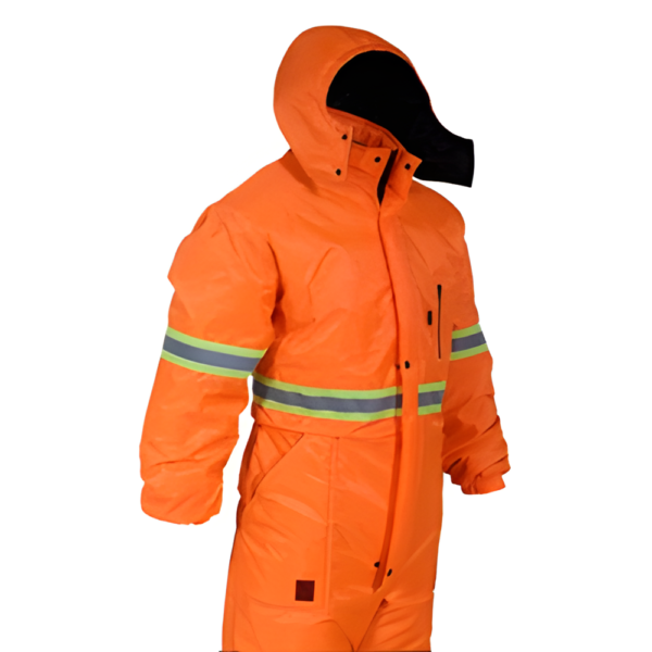 MAMELUCO TRUCKER TERMICO - NARANJA CON REFLECTIVO - Image 2