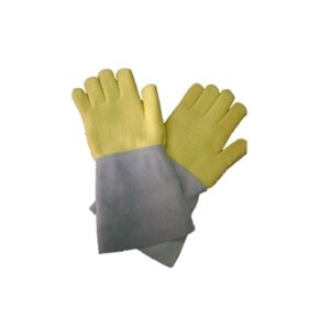 GUANTE TERRY/KEVLAR ALGODÓN ACOLCHADO PUÑO CUERO