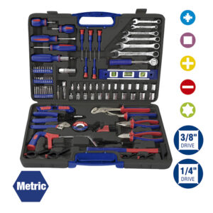 JUEGO HERRAMIENTAS 139 PIEZAS MULTIPROP?SITO PARA EL HOGAR CAJA PL?STICA