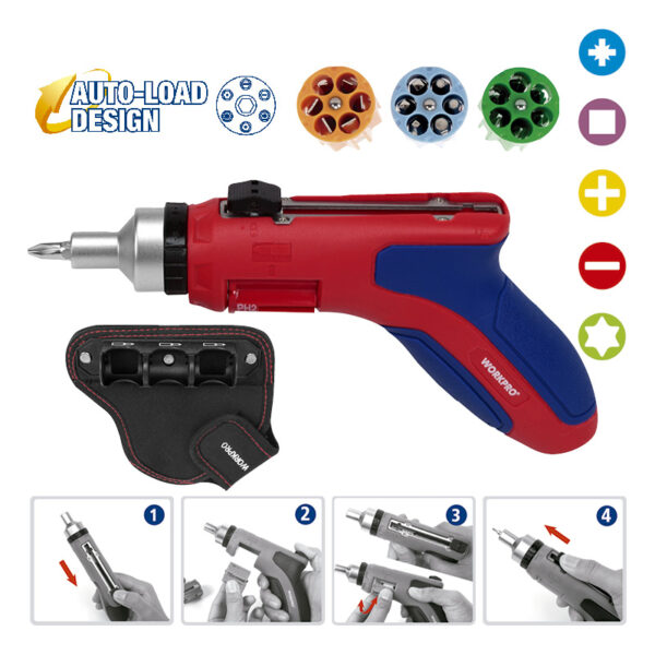 PISTOLA DESTORNILLADOR CRIQUE AUTOM?TICO 24 EN 1
