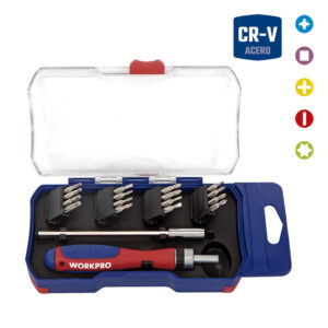JUEGO DESTORNILLADORES CRIQUE PRECISI?N CR-V 18 PIEZAS