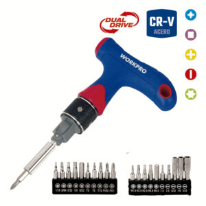 DESTORNILLADOR CRIQUE 21 PIEZAS CR-V DUAL-DRIVE?