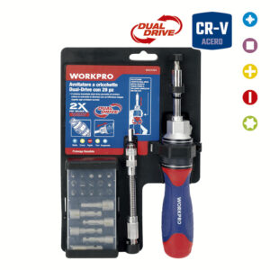 DESTORNILLADOR CRIQUE 28 PIEZAS CR-V DUAL-DRIVE?