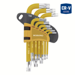 JUEGO DE 9 LLAVES TORX CORTAS CR-V