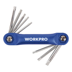 JUEGO LLAVES TORX TIPO NAVAJA 8 PIEZAS ALUMINIO