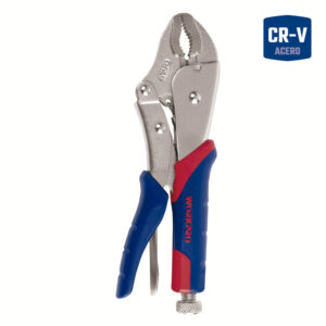 PINZA DE FUERZA CURVA 250mm. (10?) MORDAZA CR-V MANGO BI-MATERIAL