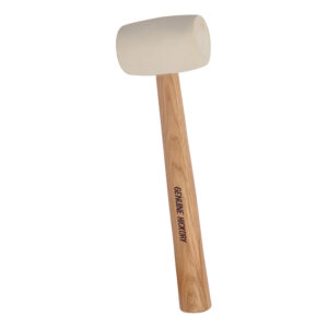 MAZA DE GOMA MACIZA 16oz 450gr. MANGO DE MADERA
