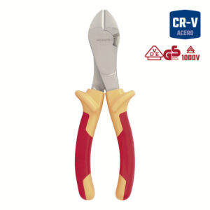 ALICATE CORTE OBLICUO NORMA VDE CR-V 180mm. (7?) ELECTRICISTA
