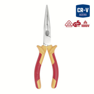 PINZA PUNTA AISLADA NORMA VDE CR-V 150mm. (6?) ELECTRICISTA