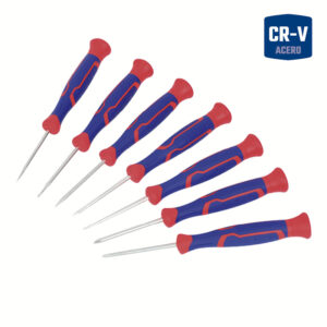 Juego 7 Piezas Destornilladores De Precisi?n CR-V (Phillips + Plano)