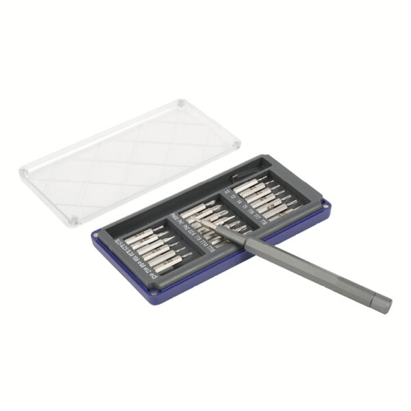 Juego de Destornilladores de Precisi?n de 21 Piezas con Manija de Aluminio