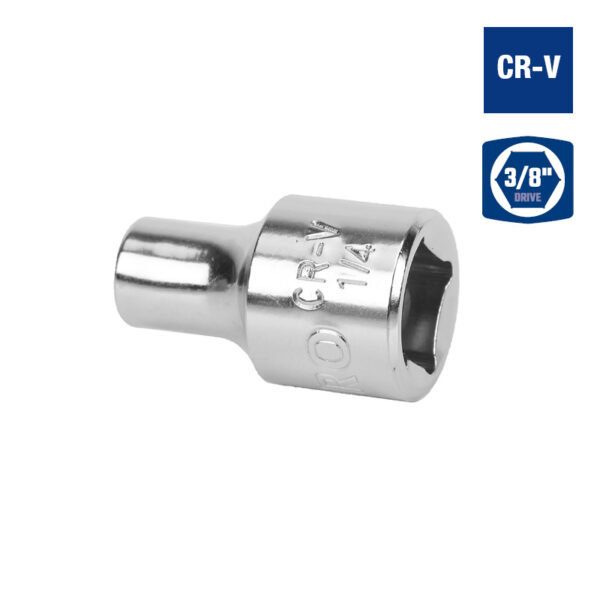 Bocallave, 1/4", Encastre 3/8", Hexagonal - Image 4
