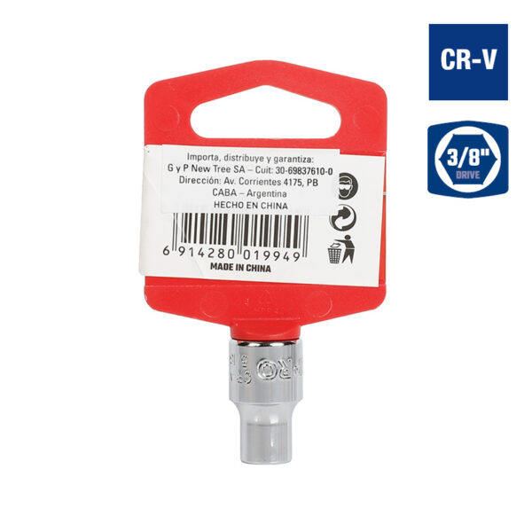 Bocallave, 5/16", Encastre 3/8", Hexagonal - Image 2