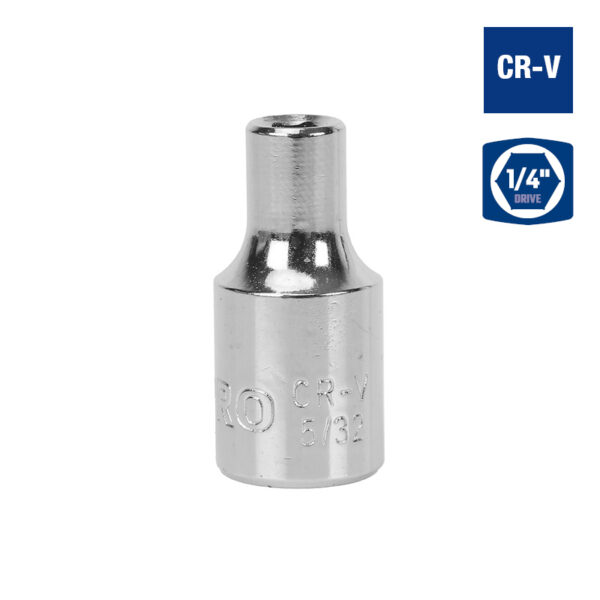 Bocallave, 1/2", Encastre 1/4", Hexagonal - Image 3