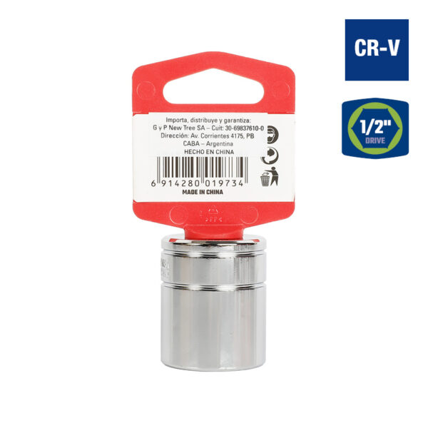 Bocallave, 1-1/16", Encastre1/2", Hexagonal - Image 2