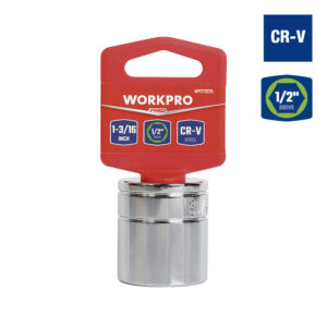 Bocallave, 1-3/16", Encastre1/2", Hexagonal