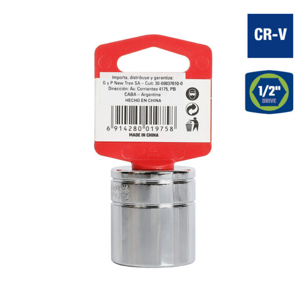 Bocallave, 1-3/16", Encastre1/2", Hexagonal - Image 2
