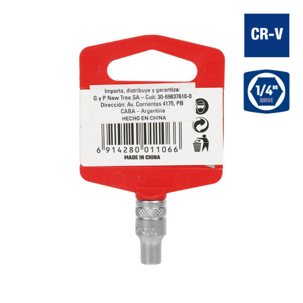Bocallave, 5mm, Encastre 1/4", Hexagonal - Image 2