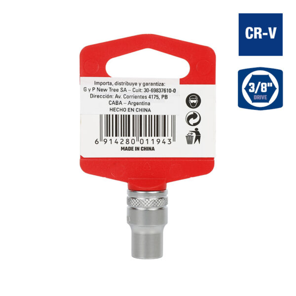 Bocallave, 9mm, Encastre 3/8", Hexagonal - Image 2