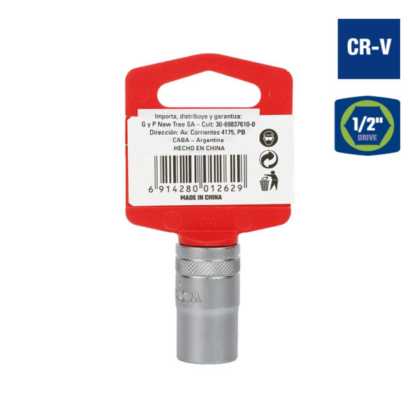 Bocallave, 14mm, Encastre1/2", Hexagonal - Image 2