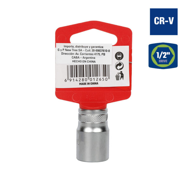 Bocallave, 17mm, Encastre1/2", Hexagonal - Image 2
