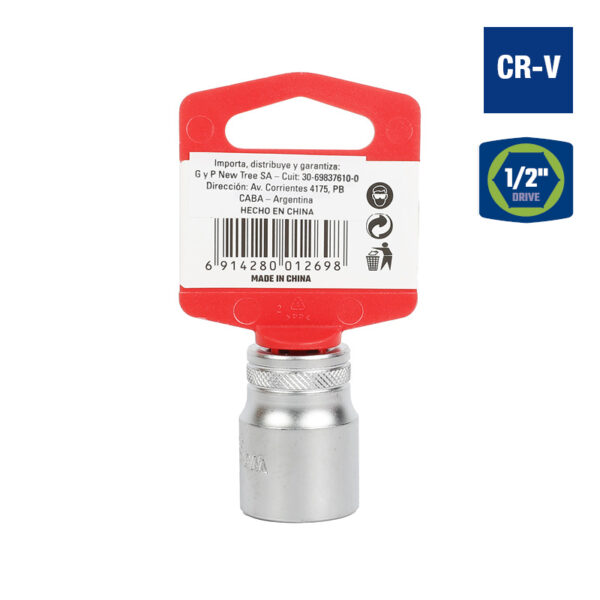 Bocallave, 21mm, Encastre1/2", Hexagonal - Image 2