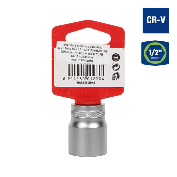 Bocallave, 22mm, Encastre1/2", Hexagonal - Image 2