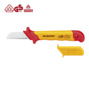 Cuchillo Pelacables Recto Aislado 1000V 50 x 180 mm.