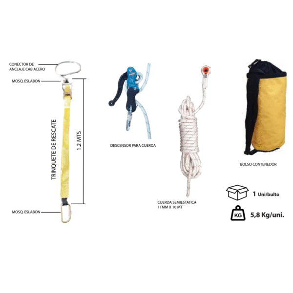 KIT RESCATISTA DE ALTURA - Image 3